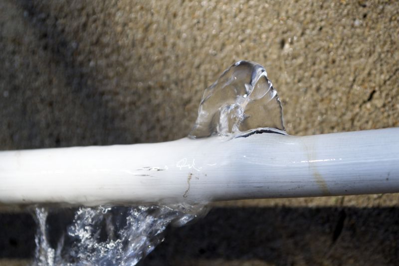 Water Line Repair detail